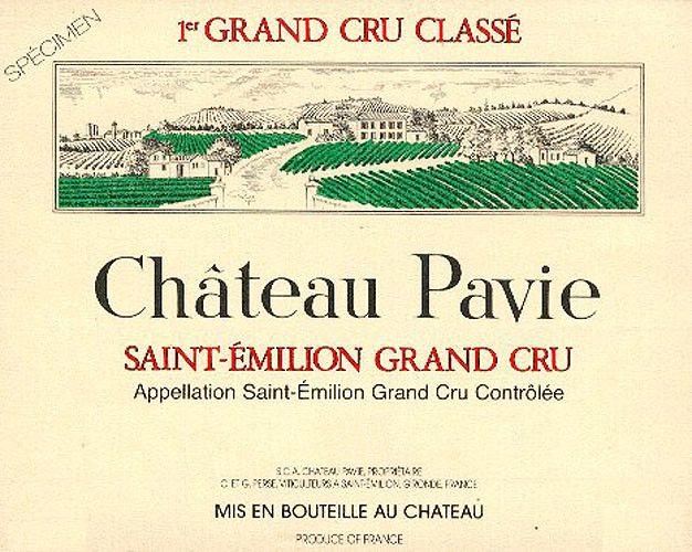 1982 Chateau Pavie Saint Emilion