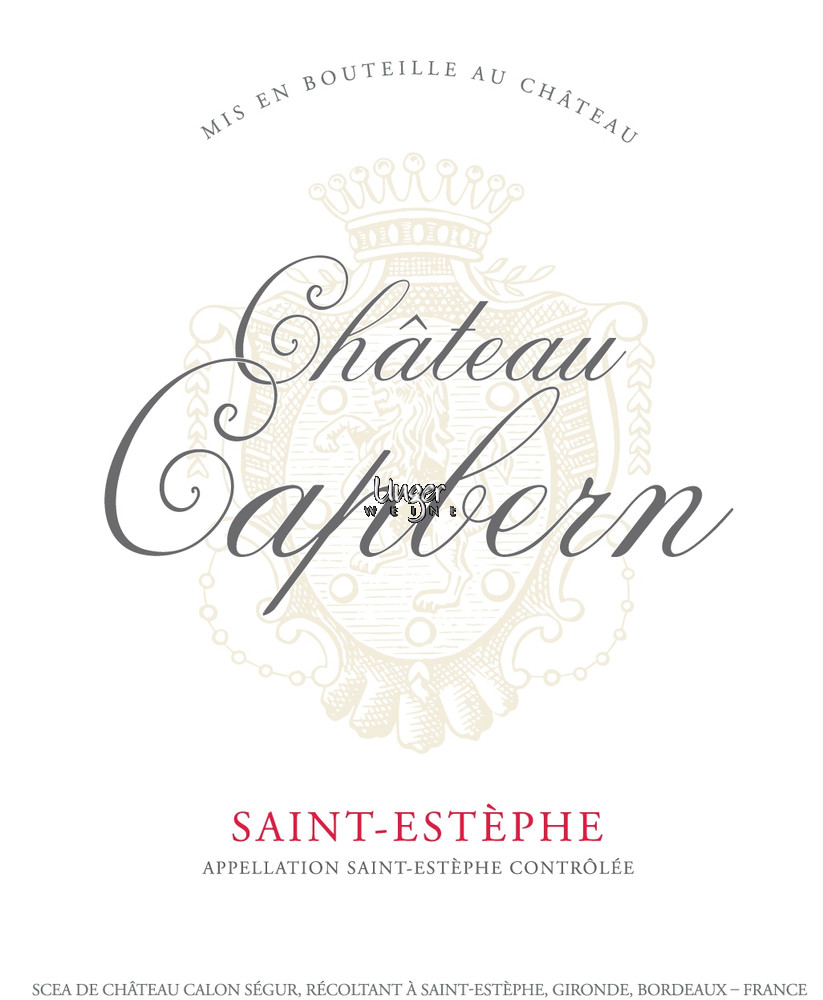 2019 Chateau Capbern Saint Estephe