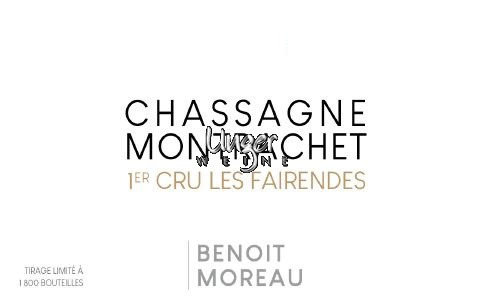 2021 Chassagne Montrachet Les Fairendes 1er Cru Benoit Moreau Cote de Beaune