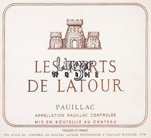 1991 Les Forts de Latour Chateau Latour Pauillac