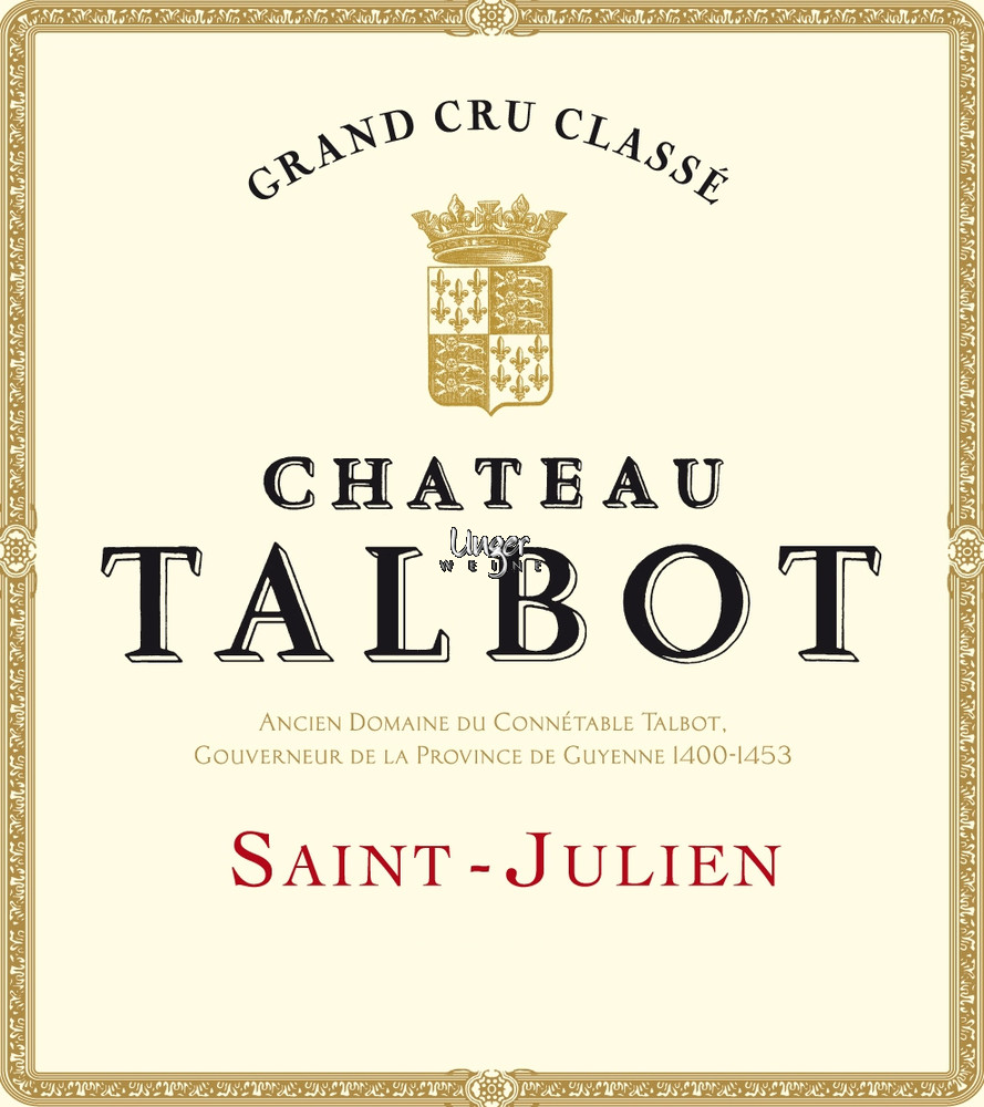2020 Chateau Talbot Saint Julien