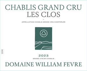 2023 Chablis Les Clos Domaine Grand Cru Domaine William Fevre Chablis