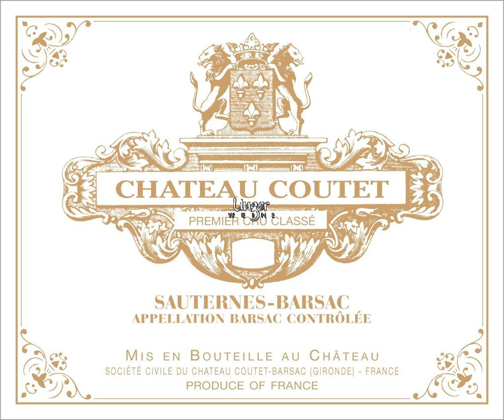 2014 Chateau Coutet Sauternes