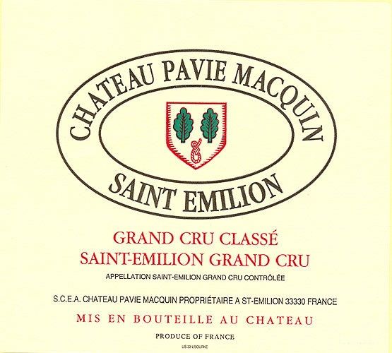 2009 Chateau Pavie Macquin Saint Emilion