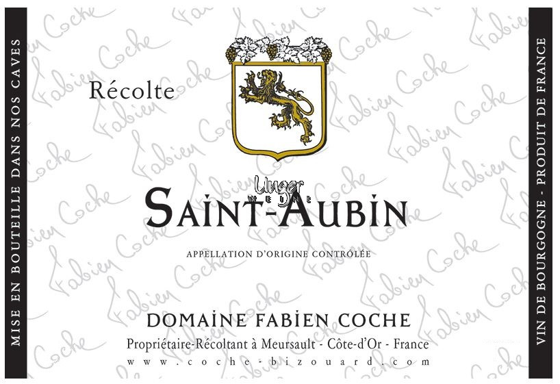 2022 Saint Aubin Domaine Fabien Coche Cote de Beaune