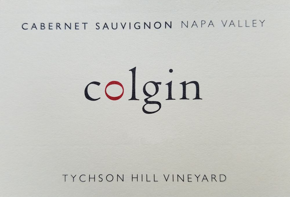 2015 Tychson Hill Vineyard Cabernet Sauvignon Colgin Napa Valley