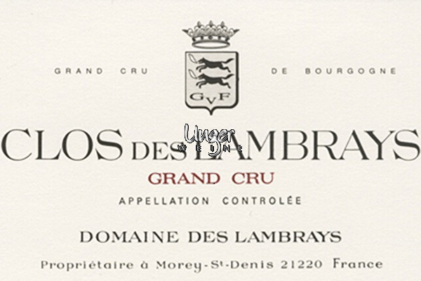 2021 Clos des Lambrays Grand Cru Domaine des Lambrays Cote de Nuits