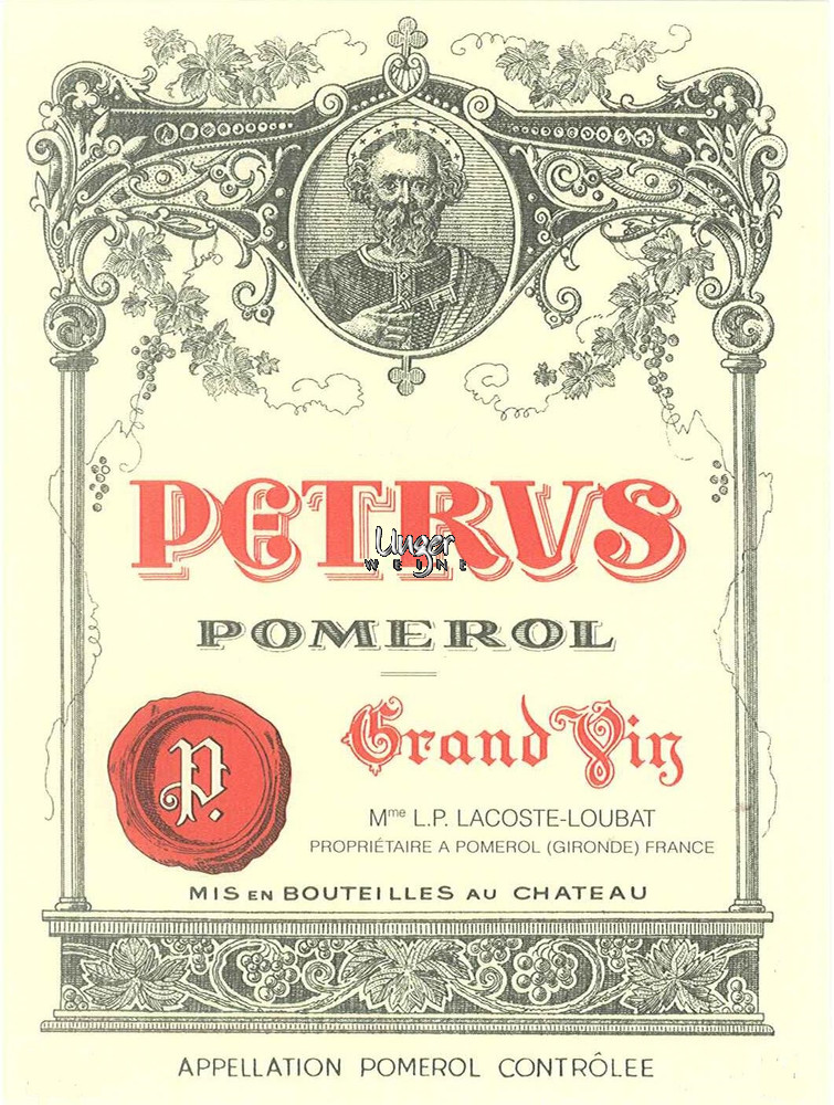 2019 Petrus - Ex Chateau Chateau Petrus Pomerol