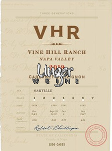 2019 VHR Cabernet Sauvignon Vine Hill Ranch Kalifornien