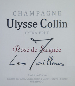 Collin, Ulysse - Champagner "Rose Les Maillons" Le Rose de Saignee Extra Brut, Coteaux du Sezannais Basis 2015