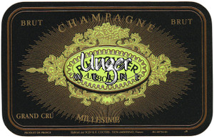 2011 Champagne Brut Millesime Grand Cru Coutier Champagne