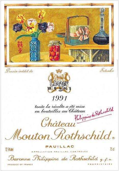 1991 Chateau Mouton Rothschild Pauillac