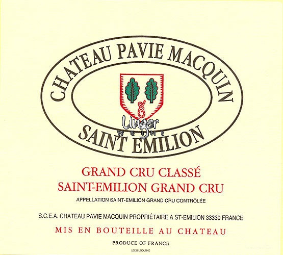 2000 Chateau Pavie Macquin Saint Emilion