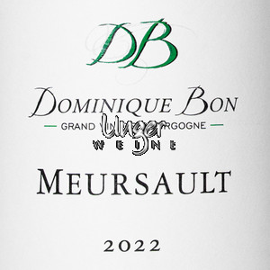 2022 Meursault Blanc Domaine Dominique Bon Cote de Beaune