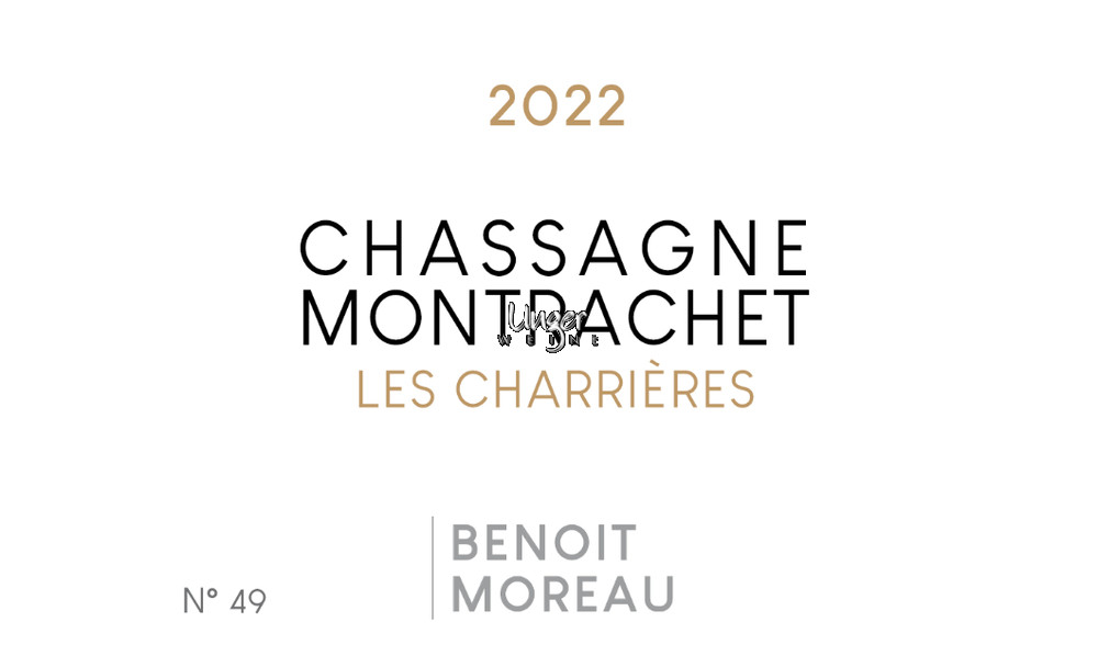 2022 Chassagne Montrachet Les Charrieres Benoit Moreau Cote de Beaune