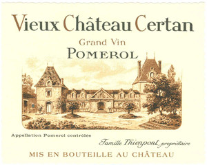 2012 Vieux Chateau Certan Pomerol