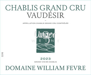 2023 Chablis Vaudesir Domaine Grand Cru Domaine William Fevre Chablis