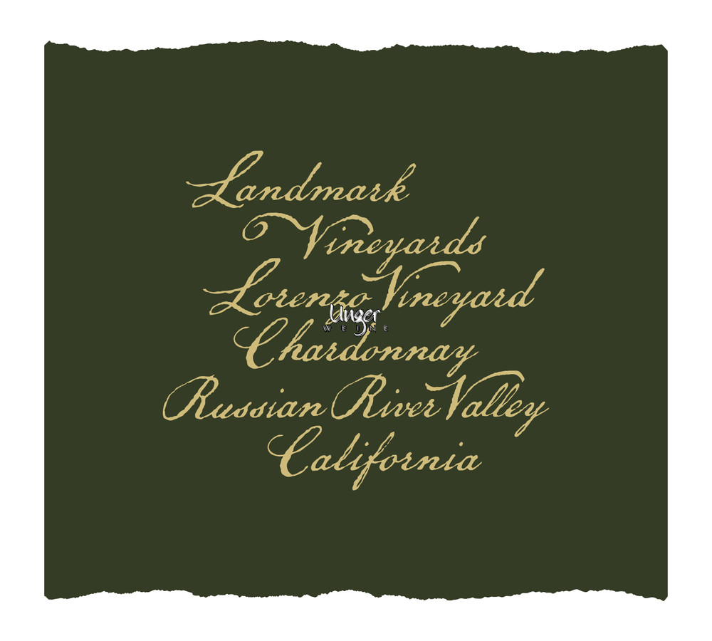 2019 Lorenzo Vineyard Chardonnay Landmark Sonoma County
