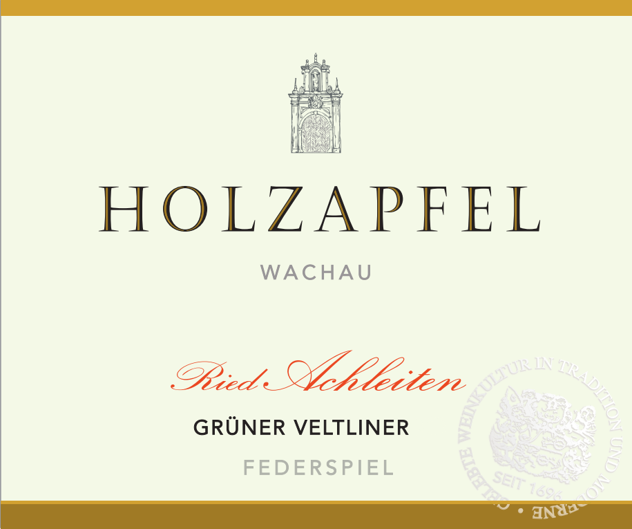 2024 GrĂĽner Veltliner Federspiel Achleiten Weingut Holzapfel Wachau