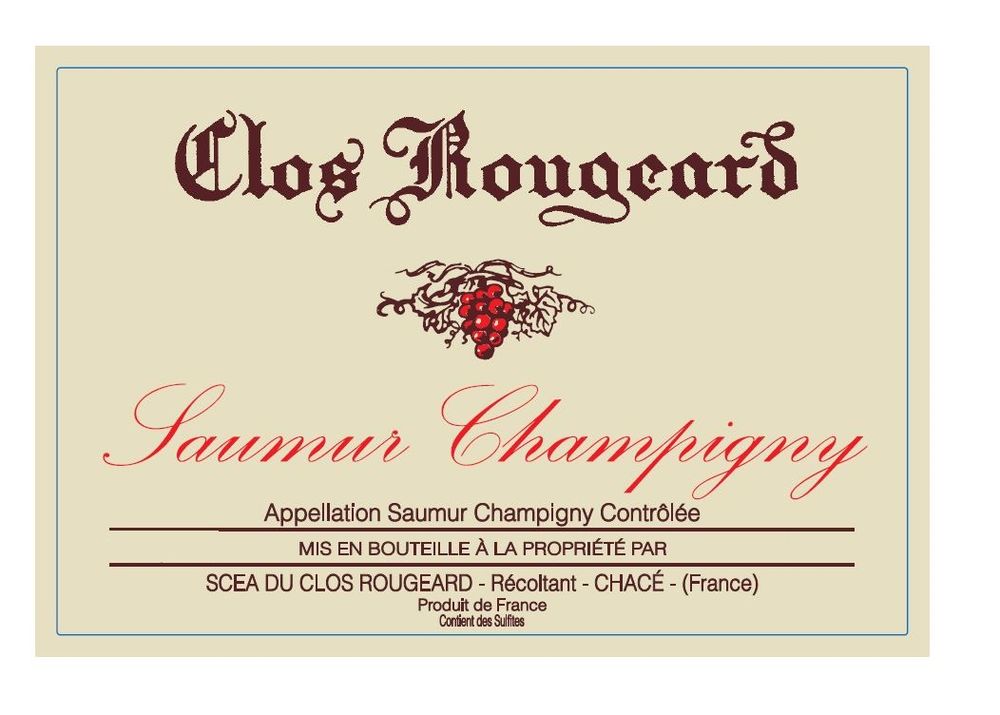 2019 Saumur Champigny Le Clos Clos Rougeard Loire