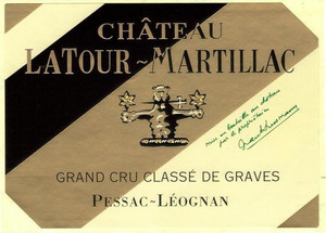 Chateau Latour Martillac - Chateau Latour Martillac Blanc 2014