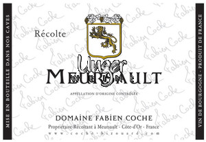 2022 Meursault Blanc Domaine Fabien Coche Cote de Beaune