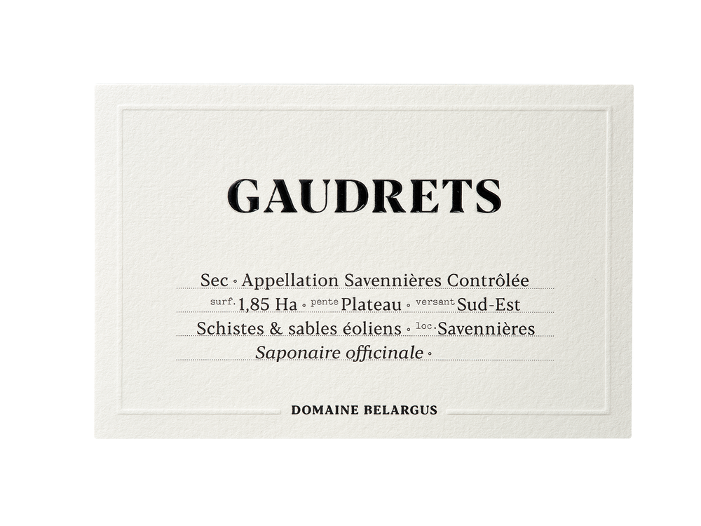 2021 Gaudrets Domaine Belargus Savennieres