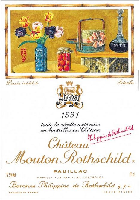 1991 Chateau Mouton Rothschild Pauillac