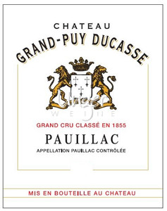 2019 Chateau Grand Puy Ducasse Pauillac
