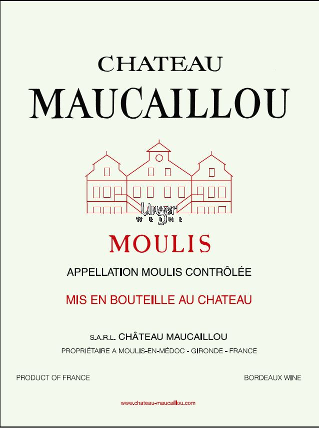 1990 Chateau Maucaillou Moulis