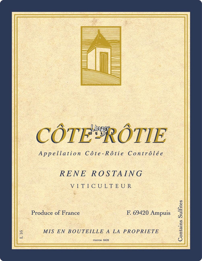 2001 Cote Rotie Cuvee Classique Rostaing, Rene Rhone