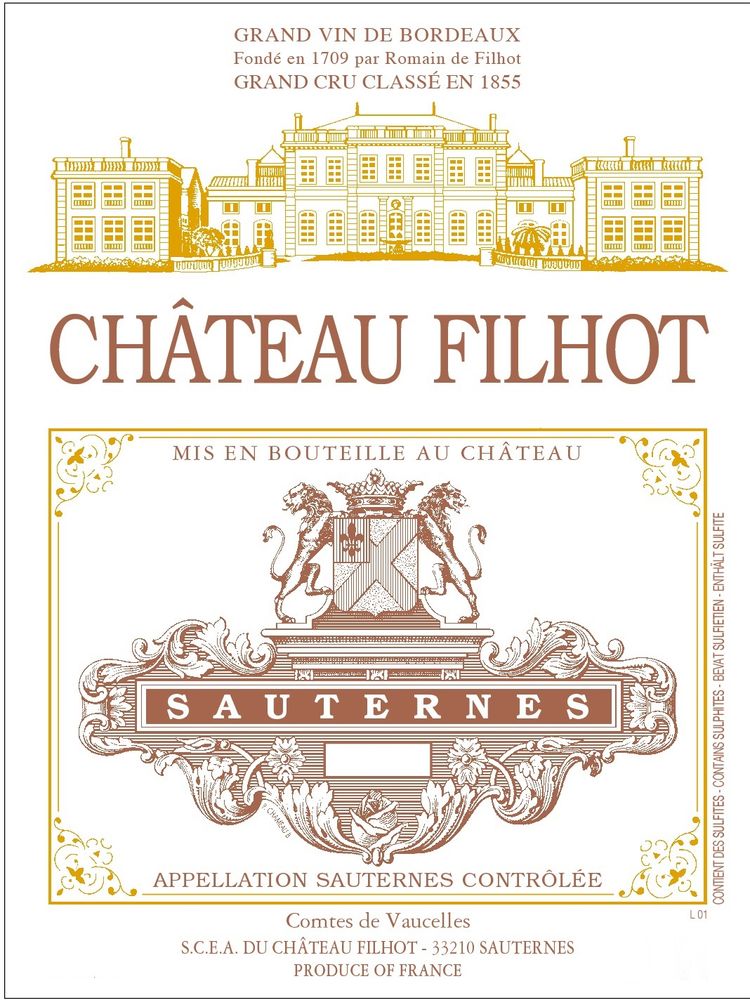 2019 Chateau Filhot Sauternes
