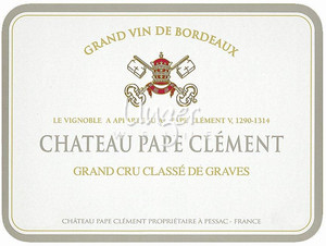 2011 Chateau Pape Clement blanc Chateau Pape Clement Graves