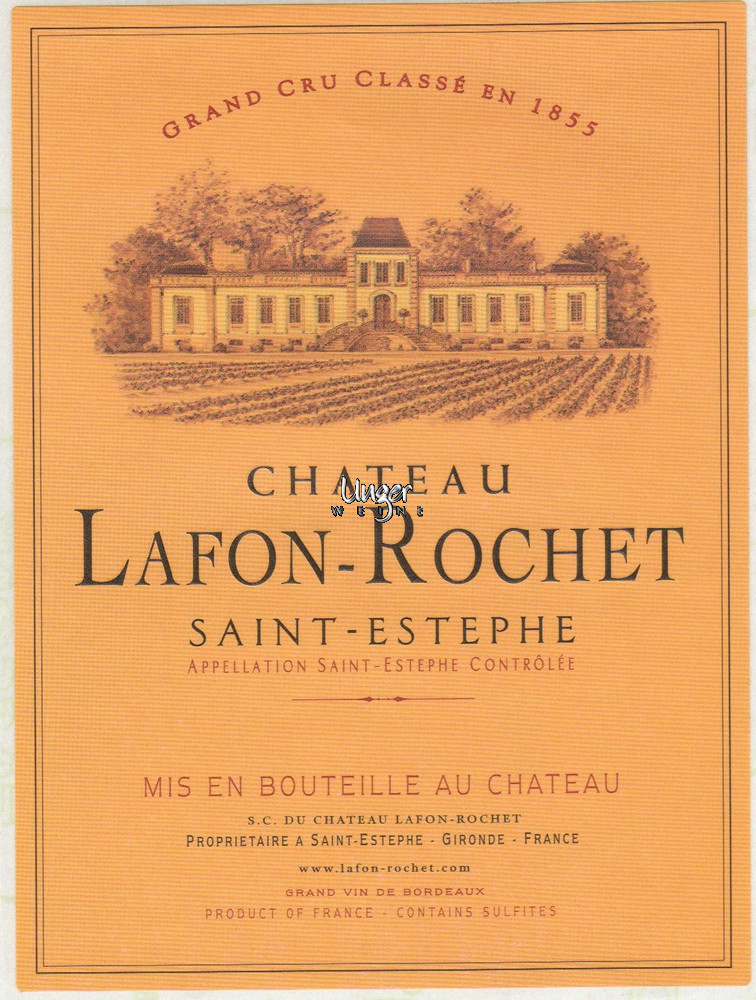 1988 Chateau Lafon Rochet Saint Estephe