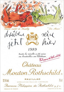 1989 Chateau Mouton Rothschild Pauillac