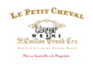 2021 Le Petit Cheval Chateau Cheval Blanc Saint Emilion