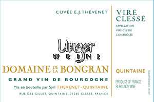 2020 Vire Clesse - CUVEE EJ THEVENET Domaine de la Bongran Vire Clesse