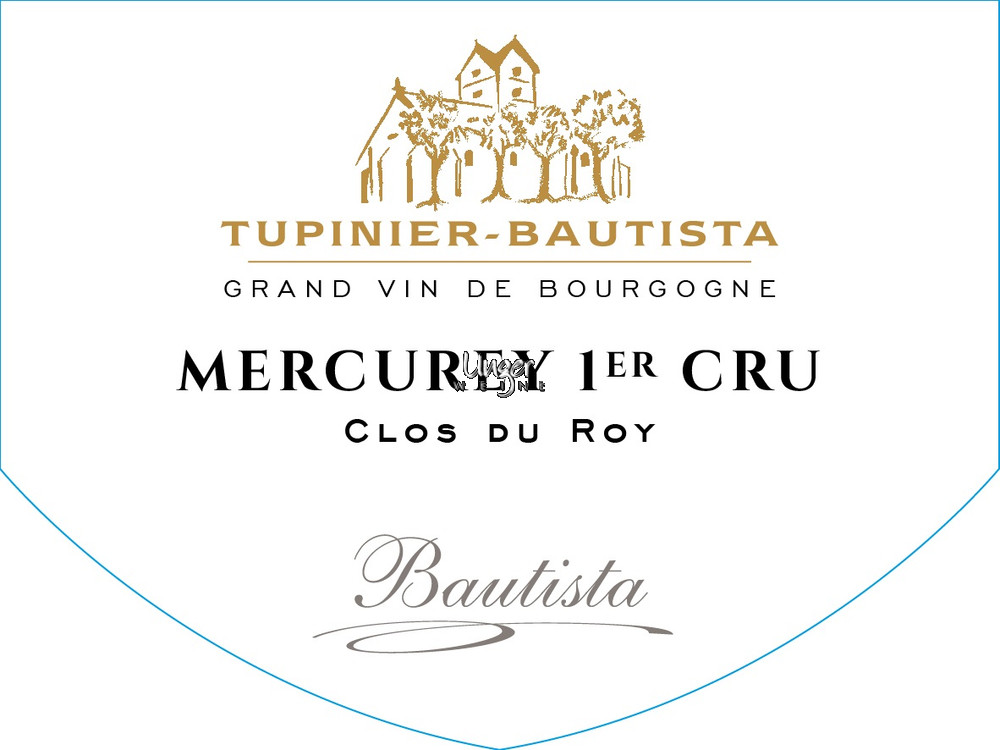 2023 Mercurey Clos du Roy 1er Cru Rouge Domaine Tupinier-Bautista Cote Chalonnaise