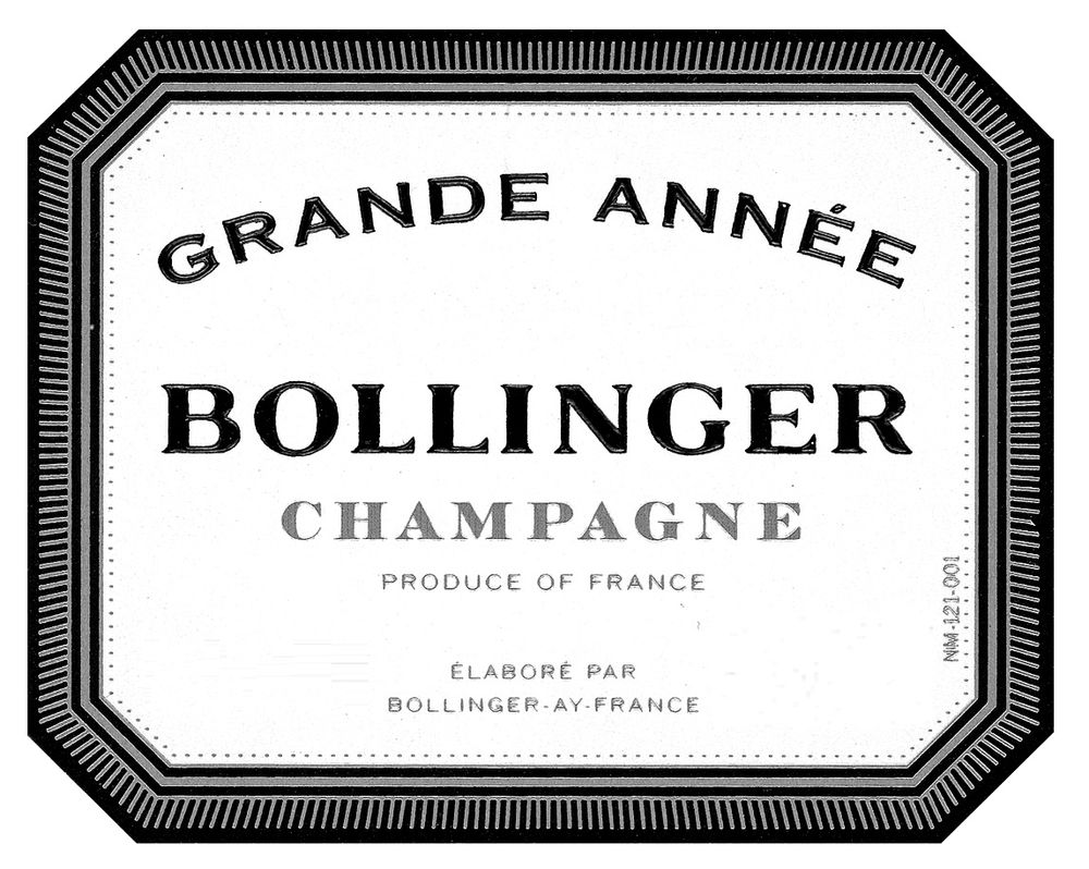 2008 Champagner Grande Annee Bollinger Champagne