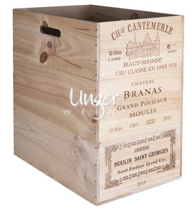 12er Holzkiste 3-fach mit Griffloch - 53,80 Euro zzgl. Versand Unger Weine