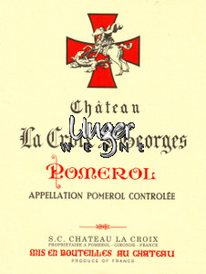 2018 Chateau La Croix Saint Georges Pomerol