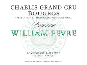2022 Chablis Bougros Domaine Grand Cru Domaine William Fevre Chablis