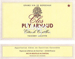 2021 Chateau Clos Puy Arnaud Cotes de Castillon