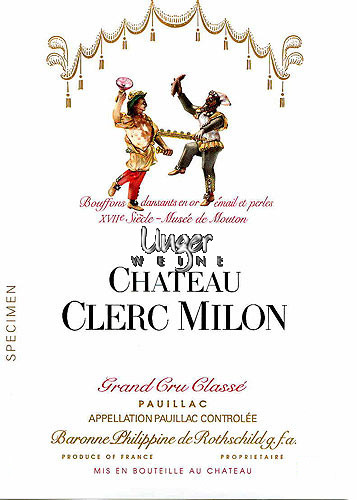 2012 Chateau Clerc Milon Rothschild Pauillac