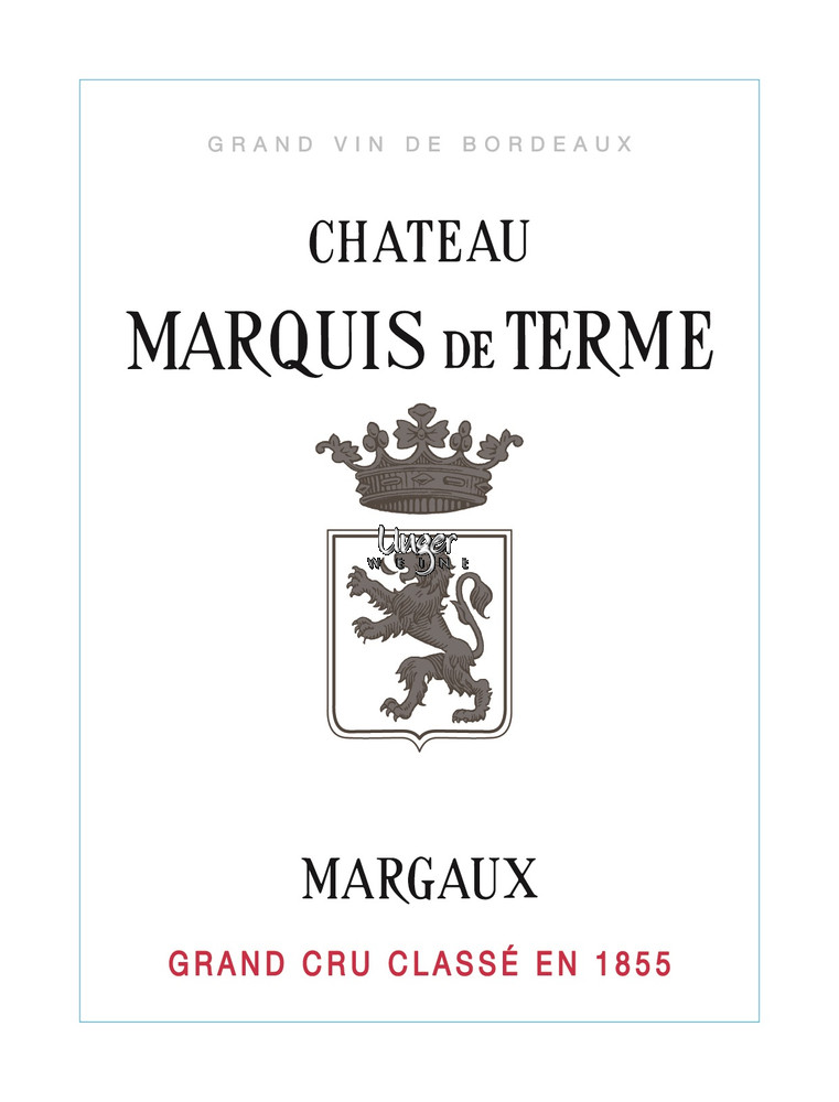 1982 Chateau Marquis de Terme Margaux