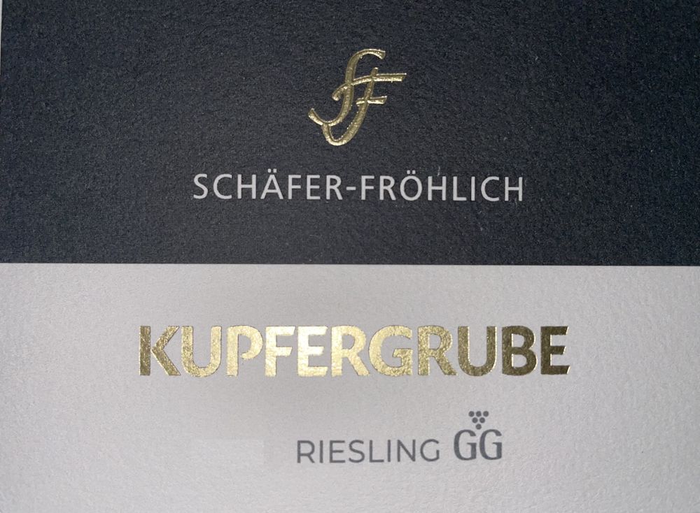 2023 Kupfergrube Riesling Grosses Gewächs Trocken Schäfer-Fröhlich Nahe