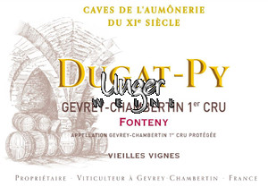 2020 Gevrey Chambertin Les Fonteny 1er Cru Vieilles Vignes Dugat Py Cote de Nuits