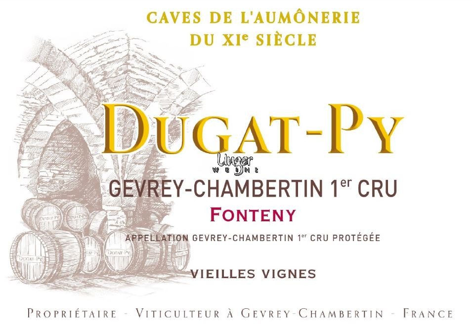 2020 Gevrey Chambertin Les Fonteny 1er Cru Vieilles Vignes Dugat Py Cote de Nuits