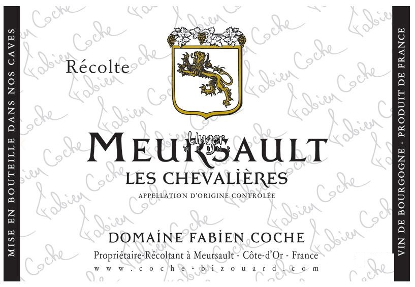 2022 Meursault Les Chevalieres Domaine Fabien Coche Cote de Beaune