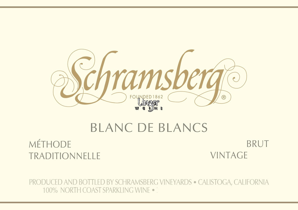 2015 Blanc de Blancs Brut Schramsberg Kalifornien